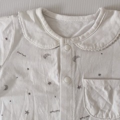 ベビー服 ロンパース 赤ちゃん 星柄 長袖 バースデイ の画像