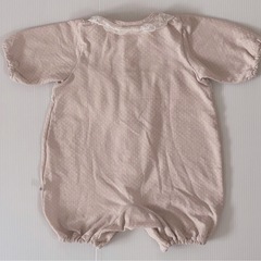 ベビー服 赤ちゃん ピンク レース ロンパース バースデイ の画像