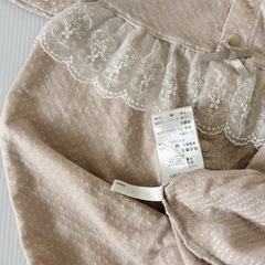 ベビー服 赤ちゃん ピンク レース ロンパース バースデイ の画像