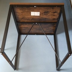 ニトリ　ステイン　ダイニングテーブルの画像