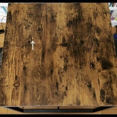 ニトリ　ステイン　ダイニングテーブルの画像