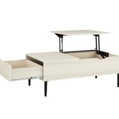 ニトリ　リフティ　昇降テーブル　ローテーブルの画像