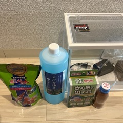 メダカ、金魚飼育セットの画像