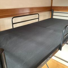 【中古/長期保管品/お引取り限定】■ロフトベッド■スチール製■W96㎝×L212㎝×H180㎝■の画像