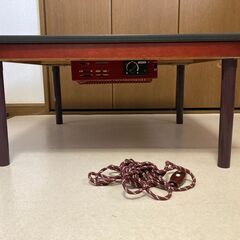 【中古/長期保管品/お引取り限定】■赤外線こたつ（卓付こたつ）■HU-704 C■ホリエ電機■動作確認済■の画像