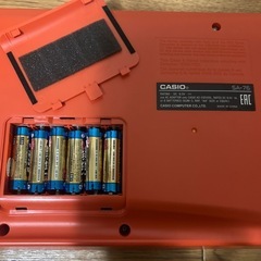 CASIO SA-76 44鍵ポータブルキーボードの画像