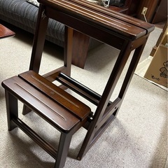 木製折りたたみ脚立の画像