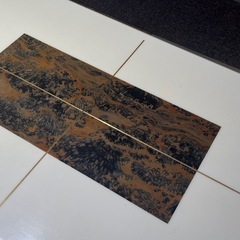 天然大理石のリビングテーブルの画像