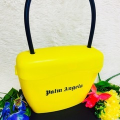 イタリア✨Palm Angels✨パームエンジェルス✨バッグ✨手提げ✨イエローの画像