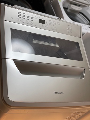 送料・設置込み可　洗濯機　8kg Panasonic 2021年【分解クリーニング済み】