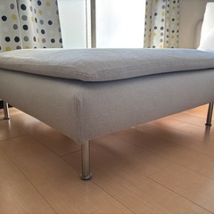 【美品】IKEA イケア ソーデルハムン オットマン の画像