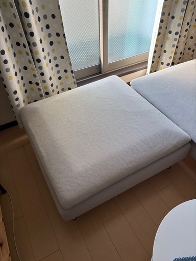 IKEA　オットマン VIMLE ヴィムレ オットマン 収納付き, グラン/ボームスタード ブラック