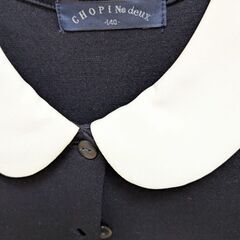 140フォーマルワンピースネイビーの画像