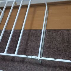 値下げNitori ホワイトシングルベッドの画像