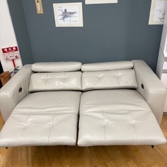 ジモティー特別価格🉐 N1164★電動リクライニングソファー★テレビボード幅1700mmの画像