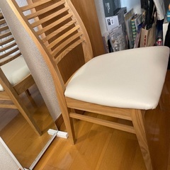 ニトリ　ダイニングチェア(ロレイン2 LBR)の画像