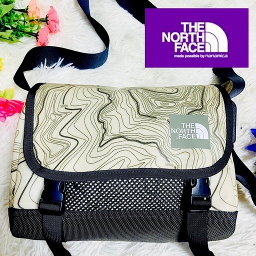 THE NORTH FACE✨メッセンジャーバッグ✨ 等高線✨地図✨クロスボディ