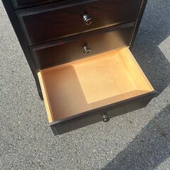 A-052🤩収納チェスト!!オシャレです!!高さ：1020mm 奥行：430mm 横幅：600mmの画像