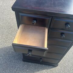 A-052🤩収納チェスト!!オシャレです!!高さ：1020mm 奥行：430mm 横幅：600mmの画像