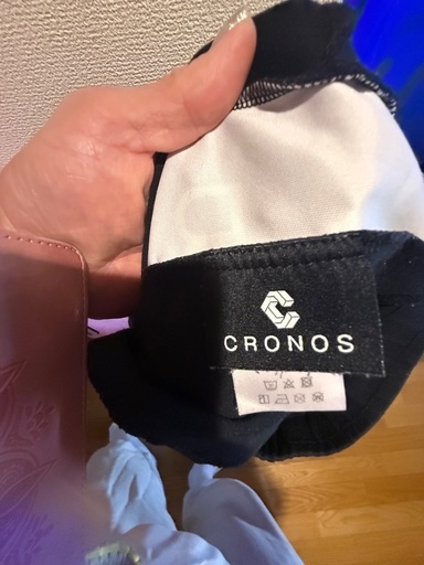 CRONOS ブラック ジョガーパンツ