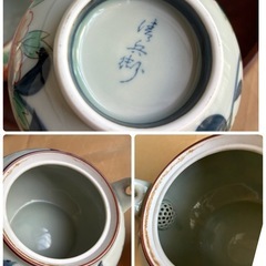 蓋付き湯呑み　急須の画像