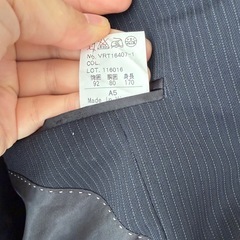 メンズスーツ　A5 サイズの画像