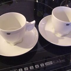 陶器　エスプレッソ　カップ　ペアSETの画像
