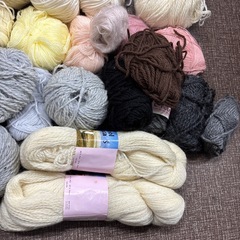 毛糸まとめ買いの画像
