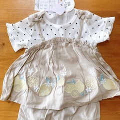 新品未使用 チュニック セットアップ80cmの画像