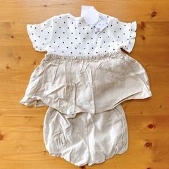 新品未使用 チュニック セットアップ80cmの画像