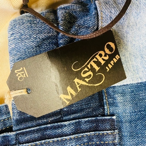 デニム✨大容量✨MASTRO✨マストロ✨トートバッグ✨パッチワーク✨新品タグ付き