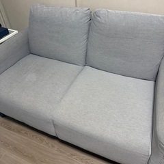 （お譲りします）IKEAソファ グレー 0円の画像