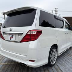 神奈川【自社ローン】保証人無可★全国対応★アルファード【240G】車検2年付/4WD/ワンオーナー/社外19インチAW/両側パワスラ/F.Rエアロ/パワーシート/後席オットマン/クルコン/フリップダウンモニター/バックカメラ/ETCの画像