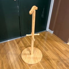 【トレファク神戸南店】ナチュラルカラーのハンガーポールです【取りに来られる方限定】の画像