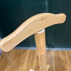 【トレファク神戸南店】ナチュラルカラーのハンガーポールです【取りに来られる方限定】の画像