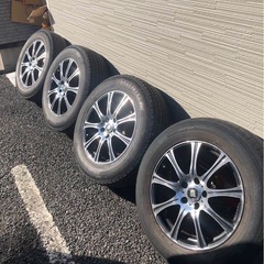 トヨタハリアー６５系使用 １７インチアルミホイール ４本セットの画像