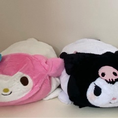 マイメロ　クロミ　クッションの画像