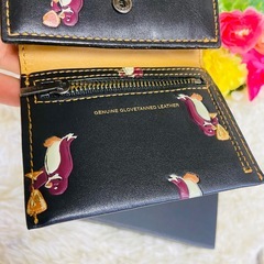 本革✨COACH✨コーチ✨財布✨ペンギン✨シャンパン✨グラブタンレザー✨アニマルの画像