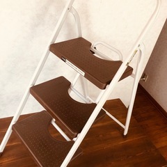  ★ 踏み台 折りたたみ 脚立 ステップ台 3段 踏み台昇降 階段昇降 ★の画像