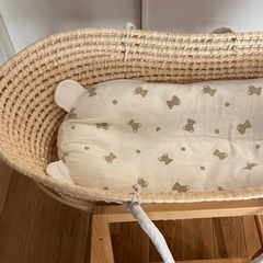 puppapupo クーファン+抱っこ布団　くま柄 スタンドセットの画像