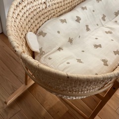 puppapupo クーファン+抱っこ布団　くま柄 スタンドセットの画像