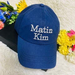 MATIN KIM✨マーティンキム✨キャップ✨ネイビー✨帽子✨メンズ✨レディースの画像