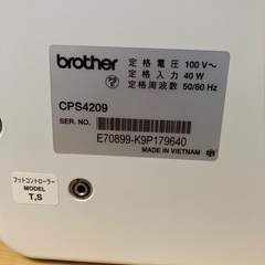 ミシン　取扱説明書付の画像