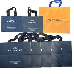 COACH、LOUIS VUITTON ブランドショッパー　大6枚と小2枚の画像