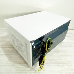 【高年式】SHARP シャープ 電子レンジ RE-TM18-W 2024年製 50/60Hz対応 ターンテーブル式 動作品 E0EY0107の画像