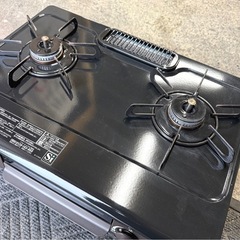 お引取り限定 美品 21年製 パロマ LPガス用コンロ 2口ガステーブル IC-S37DX-L 左強火力の画像