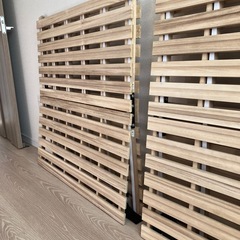 【決まりました】すのこベッド・シングル×2の画像