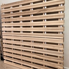 【決まりました】すのこベッド・シングル×2の画像