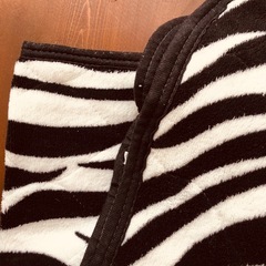 ★ゼブラ柄　シングル　ふかふか敷きパット★の画像