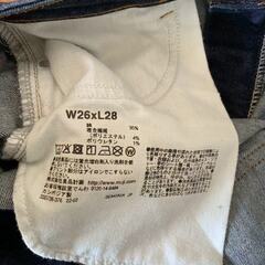 無印ストレッチジーンズ（レディース）W26✖️L28の画像